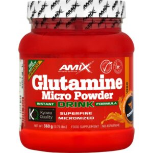 Glutamine Micro Powder Drink s příchutěmi - 360 g
