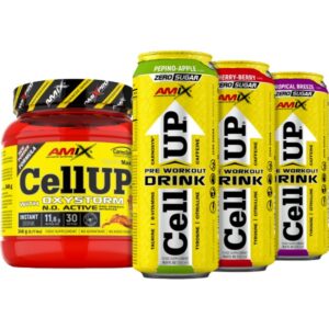 CellUp with Oxystorm Powder + 3x CellUp Pre Workout Drink zdarma