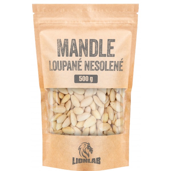 Mandle loupané nesolené - 1000 g 2 Mandle loupané nesolené - 1000 g - Obrázek 2