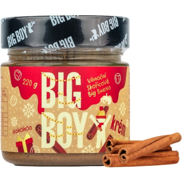 Lískoořechový krém Vánoční skořicové Big Bueno 1 Lískoořechový krém Vánoční skořicové Big Bueno