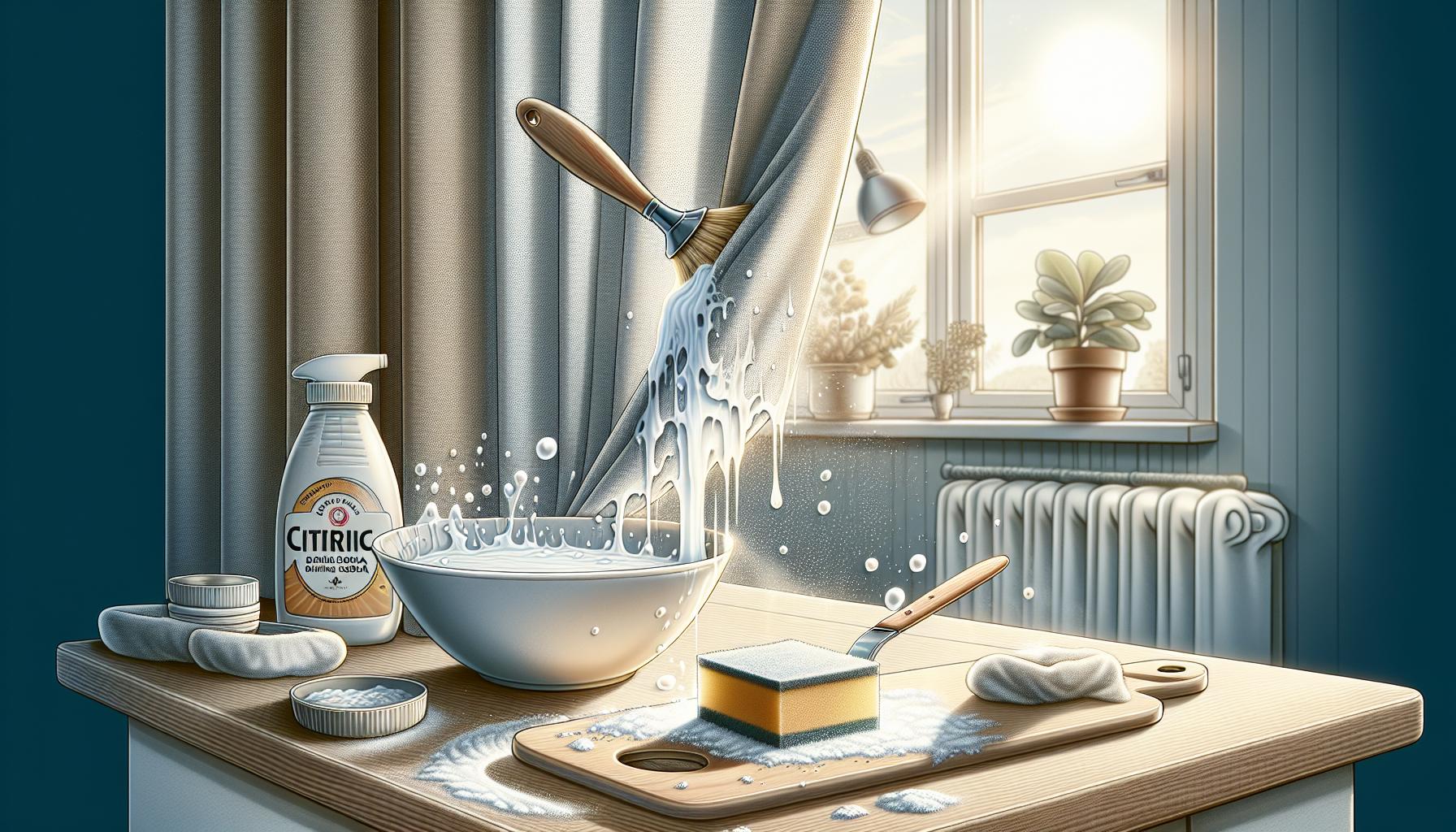 Babské Rady Na Bělení Záclon: Zářivě Bílé Záclony Bez Chemie 4 Jak působí kyselina citronová a jedlá soda na záclony