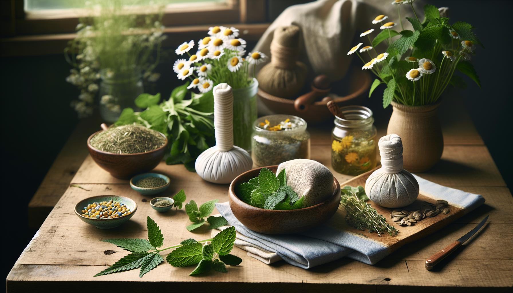 Byliny a‍ obklady které přinášejí úlevu ⁤při‌ meniskusových potížích