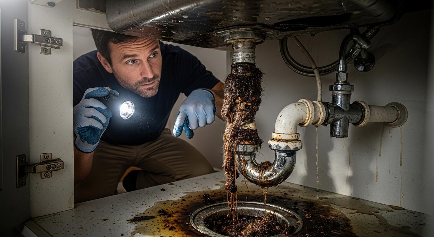 7 překvapivých řešení pro Ucpaný odpad babské rady (Bez chemie) 2 Co způsobuje ucpaný odpad a proč chemie není ideální