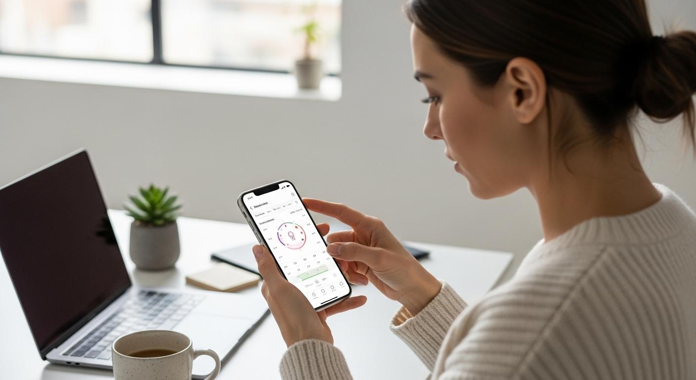 Sledování menstruačního cyklu pro přesné rozpoznání