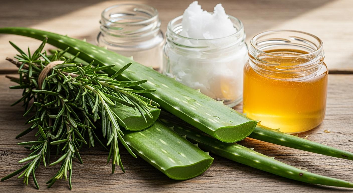Vyberte vhodné přírodní ingredience pro posílení vlasů