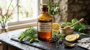 Přírodní bylinný sirup na kašel a podporu imunity